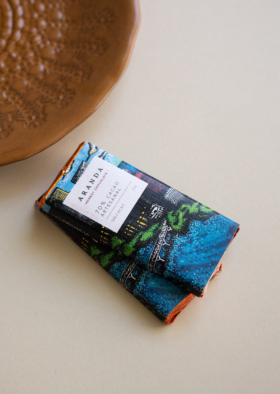 70% Chocolate  Chocolate Artesanal Amargo | 31g - Aranda honest chocolate