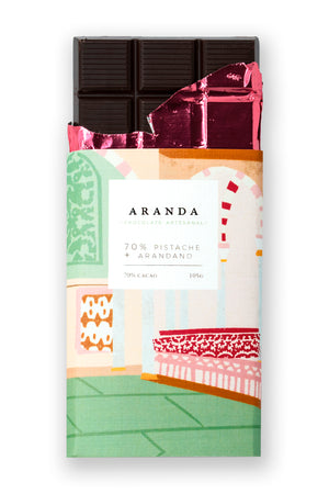 
                  
                    Pistache + arándano - Aranda honest chocolate
                  
                