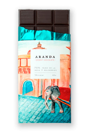 
                  
                    Nuez de la india + cereza + mulberries - Aranda honest chocolate
                  
                