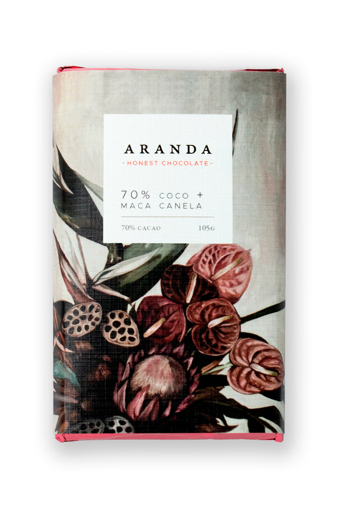 
                  
                    Crema de coco + maca + canela - Aranda honest chocolate
                  
                