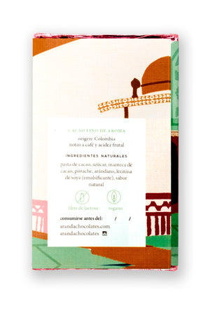 
                  
                    Pistache + arándano - Aranda honest chocolate
                  
                